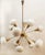 Gold Sputnik 12-Light Chandelier in Brass and Glass For Sale - Image 8 of 18
