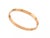 Contemporary Cartier 18k Pink Gold Love Bangle Bracelet Size 19 w/Screwdriver & Paper For Sale - Image 3 of 7