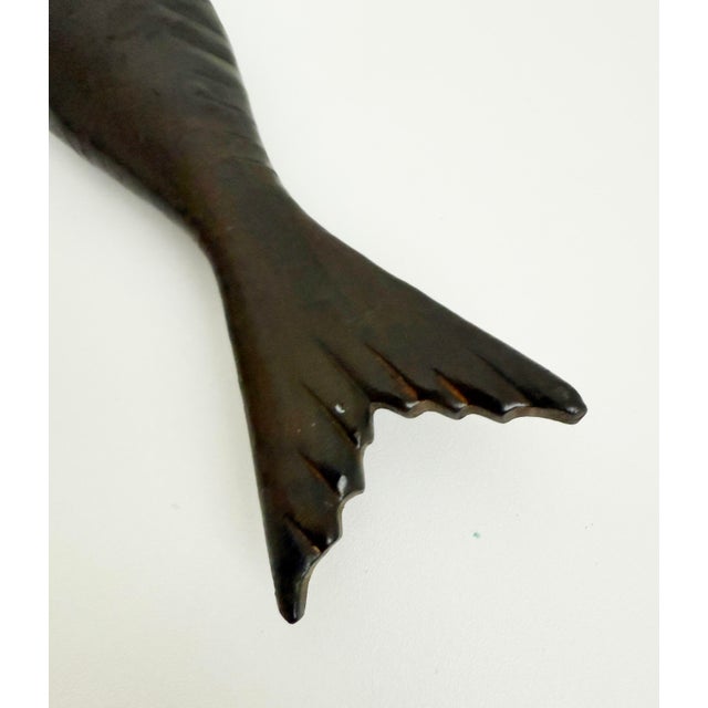 Mid-Century Modern Vintage Carved Fish Bottle Opener For Sale - Image 3 of 5