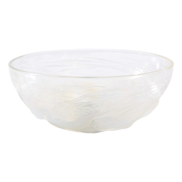 Lalique Art Deco Calypso Glass Bowl For Sale