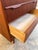 Danish Teak Chest of Drawers with Wooden and Brass Handles For Sale - Image 9 of 11