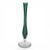 Signed Val Saint Lambert Emerald Green Cased Crystal Soliflore Vase, Belgium 9.5" For Sale - Image 9 of 11