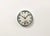 Wall clock produced by TN Telefonbau und Normalzeit in Germany during the 1960s. It features a silver chrome plated iron...