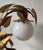 1970s Vintage Hollywood Regency Table Lamp in Gilded Metal & Opaline Glass, Germany, 1970s For Sale - Image 5 of 11