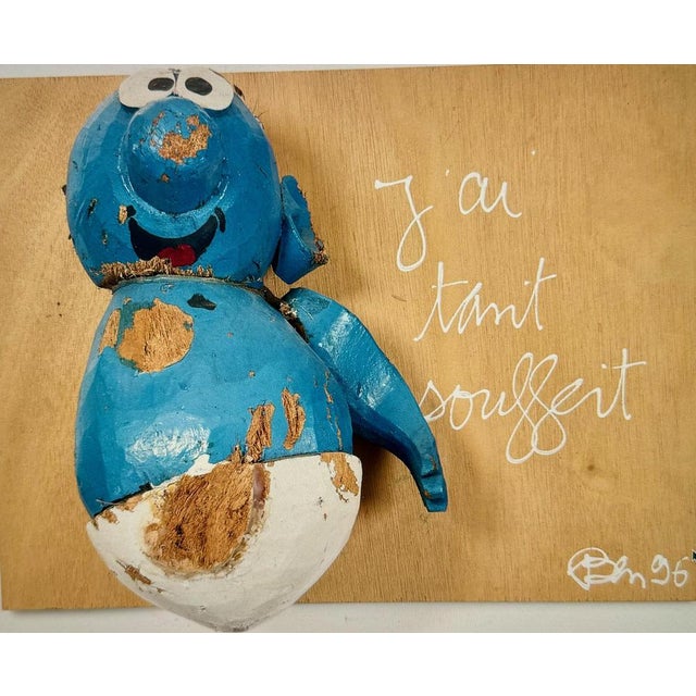 Ben Vautier, I Suffered So Much, 1996, Mixed Media on Wood For Sale - Image 4 of 4