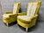 A Pair of Hollywood Regency Upholstered Lounge Chairs by Silver Craft. Circa 1960s For Sale In Miami - Image 6 of 12