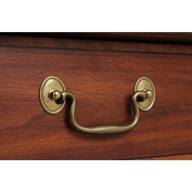 Henkel Harris Cherry 2 Piece London Breakfront For Sale - Image 13 of 18