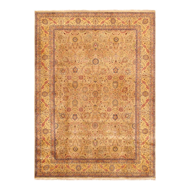 Pasargad Home Tabriz Camel Wool Area Rug, 7'11'' X 10' 0'' For Sale