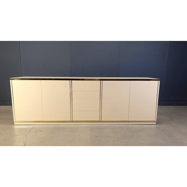Vintage Lacquered Sideboard, 1980s For Sale - Image 9 of 11