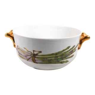 1960s Royal Worcester Round Caserole Dish With No Lid in Eversham Gold For Sale