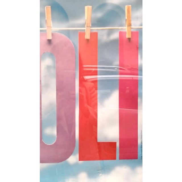 Blue Napoli Poster by Armando Milani, Italy, 1980s For Sale - Image 8 of 10