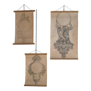 Unknown, Sketches, 1940s, Set of 3 For Sale
