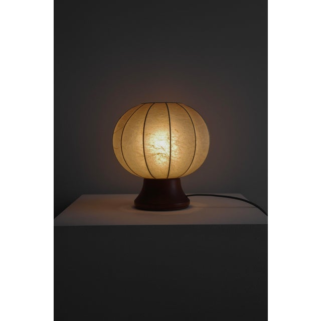 Mid-Century Modern Mid-Century Modern Italian Cocoon Table Lamp by A. Castiglioni for Flos, 1960s For Sale - Image 3 of 6
