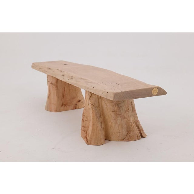 Live Edge Walnut Bench by Logniture For Sale - Image 13 of 17