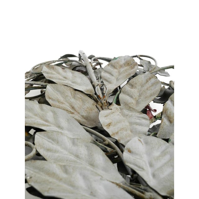 Vintage Hand-Painted and Gilded Metal Wall Lamp by Hans Möller, 1960s For Sale - Image 18 of 18