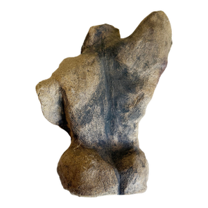 Mid 20th C Nude Male Torso Sculpture