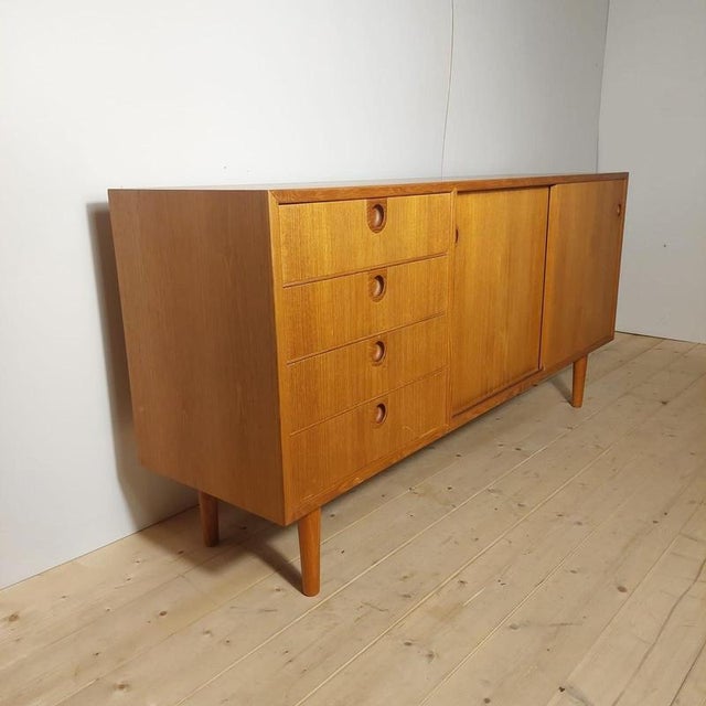 Sideboard Vintage in Teak – Christensen & Jun (Anni '60)