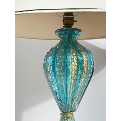 Murano Glass Table Lamp from Barovier & Toso, 1960s For Sale - Image 4 of 10