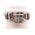 14Kt white Gold Contemporary Ring 1.00 Total Diamond Weight Size 5.75 with 3.72 grams total weight.