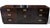Campaign Hollywood Regency Campaign Style Ebonized Mahogany Credenza With Recessed Brass Pulls and Corner Mounts, 1970s For Sale - Image 3 of 15