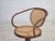 Swivel Armchair in Bentwood and Furniture Mesh, 1950s For Sale - Image 15 of 18
