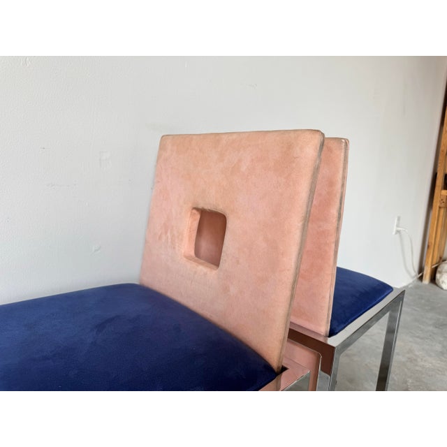 1980s Italian Postmodern Saporiti Accent Chairs – A Pair For Sale - Image 9 of 12