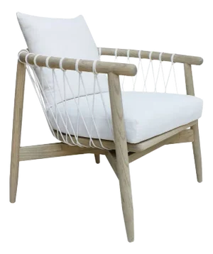 Artesia Strand Wood Framed Occasional Chair