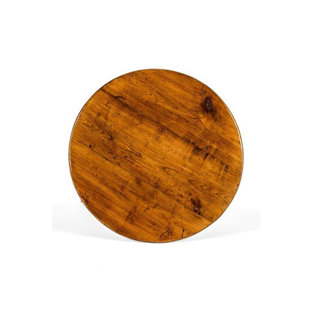 Welsh Fruit Wood Cricket Table For Sale - Image 6 of 11