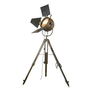 Fiberglass Film Studio Spotlight Floor Lamp from Mole-Richardson, England, 1950s For Sale