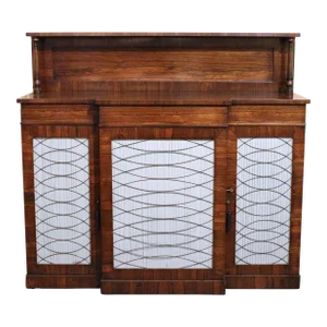 Circa 1815 Regency Period English Breakfront Cabinet Chiffonier