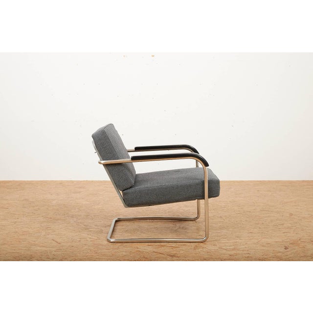 Model 1435 Cantilever Chair in Chrome-Plated Tubular Steel by Werner Max Moser for Embru, 1930s For Sale - Image 4 of 12
