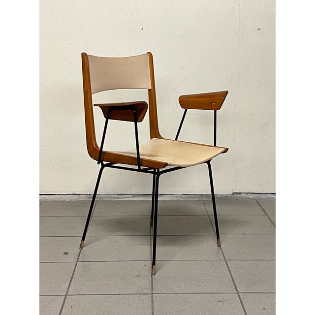 Boomerang Desk Chair by Carlo Ratti, 1950s For Sale - Image 10 of 18