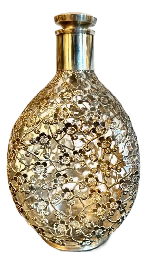 Chinese Export Silver Overlay Decanter