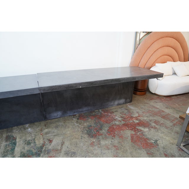 James De Wulf Custom Concrete Dining TableJames De Wulf Custom Concrete Dining Table For Sale In Los Angeles - Image 6 of 12