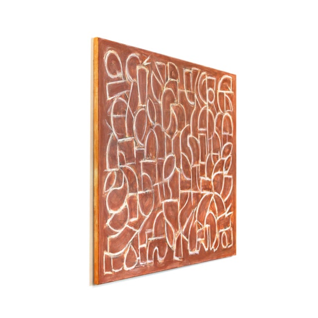 Contemporary Burning Memories - Original Large Abstract Expressionist Oil Painting on Canvas For Sale - Image 3 of 9