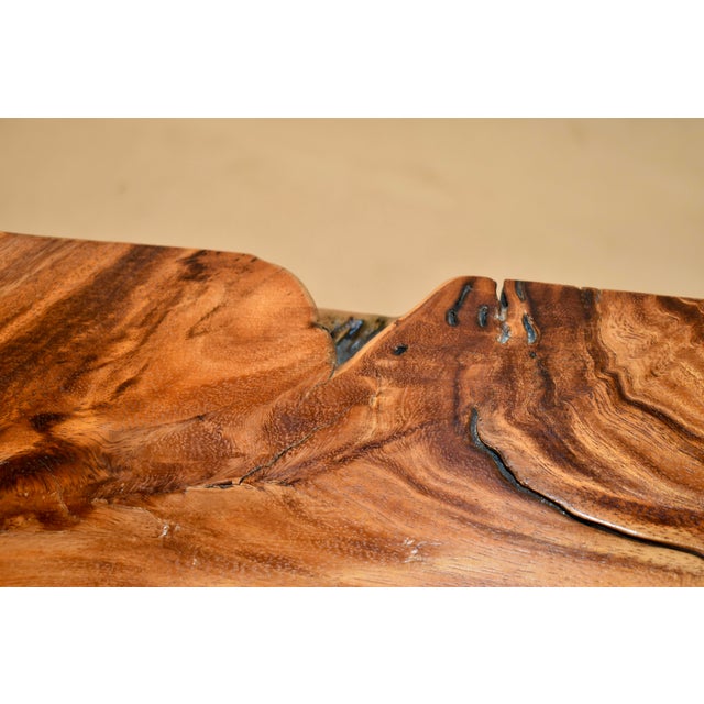 Raintree Wood Console or Entry Table For Sale - Image 10 of 13