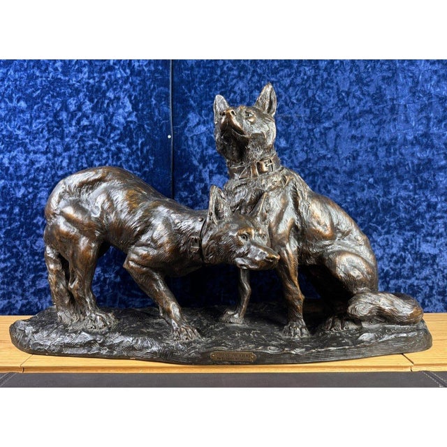 Thomas François Cartier, Monumental Terracotta Group, 1920s, Ceramic For Sale - Image 10 of 10