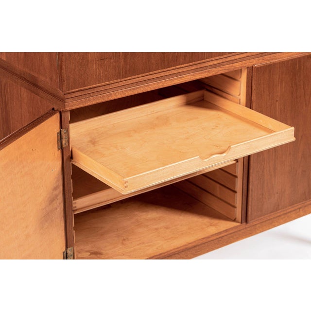 Mid-Century Scandinavian Teak Wood Storage Cabinet in the Style of Afdal For Sale - Image 11 of 15