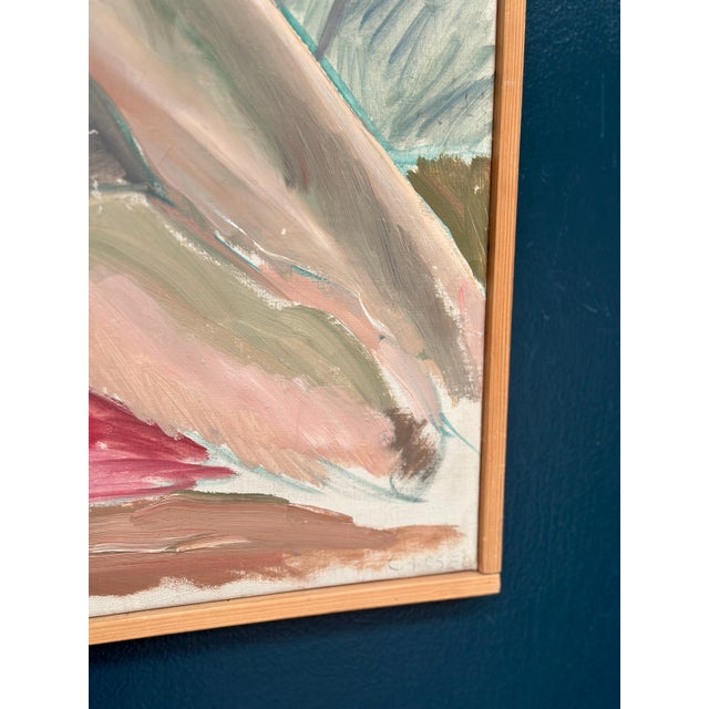 Arne Cassel, Lying Nude, 1960s, Oil on Canvas, Framed For Sale - Image 5 of 18
