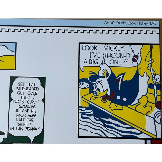 Roy Lichtenstein, Look Mickey, 1988, Lithograph For Sale - Image 4 of 6