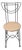 Rare 1950s Art Deco Style Ice Cream Parlor Chair For Sale
