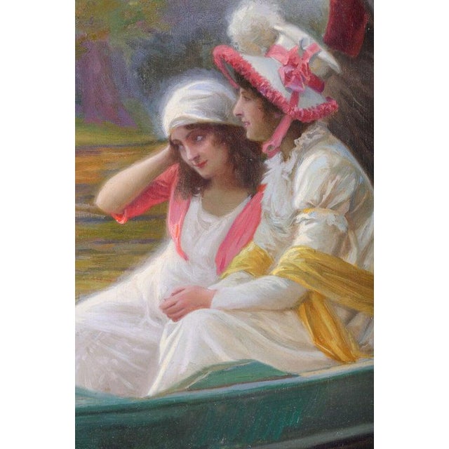 Jules Girardet, European Sporting Hunting Scene, Oil on Canvas, Framed For Sale - Image 4 of 8