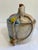 Ceramic Vintage Hand-Painted Folk Art Stoneware Jug With Children Flying Kites For Sale - Image 7 of 9