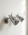 Silver Art Deco Wall Lights in Cast Aluminium by Sotssas and Panton for Ikea, 1980s, Set of 2 For Sale - Image 8 of 8