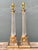Vintage Neoclassical Glass Lamps - A Pair For Sale - Image 9 of 12