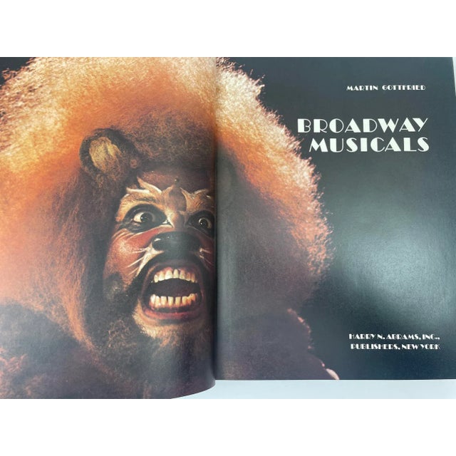 Paper Broadway Musical Martin Gottfried Large Hardcover Book 1980 For Sale - Image 7 of 12