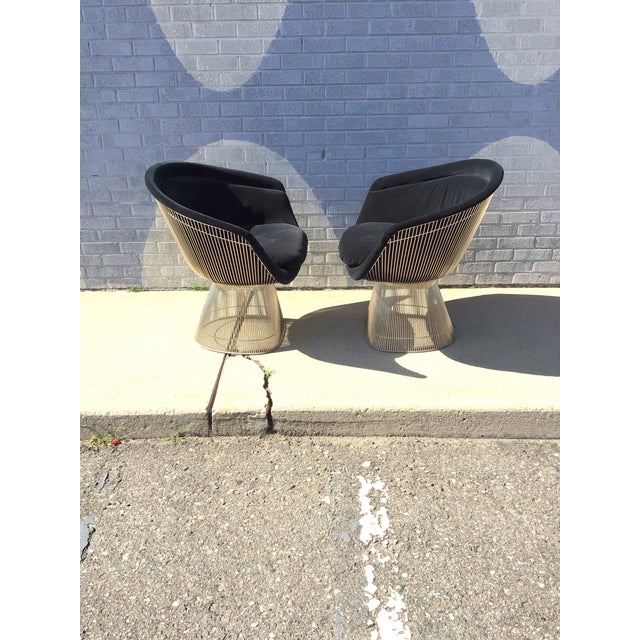 1960s Platner Lounge Chairs, Pair, by Warren Platner for Knoll, 1966 For Sale - Image 5 of 11