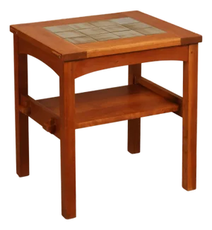 Stickley Mission Collection Tile Top Cherry End Table