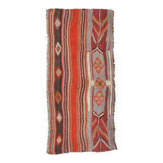Small Vintage Kilim Rug - 2`6″ X 5`6″ For Sale