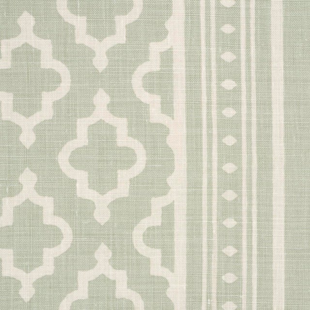 Schumacher SAMPLE - Schumacher x Veere Greeney Jake Fabric In Celadon For Sale - Image 4 of 5